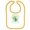 Infant Contrast Trim Terry Bib Thumbnail